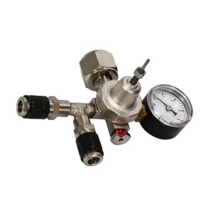 Co2 regulator med 2 udtag 