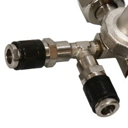 Co2 regulator med 2 udtag 