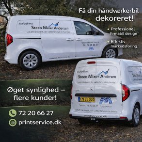 Bilreklame - standard pakke 2