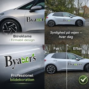 Bilreklame - standard pakke 1