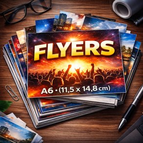 Flyers A6 (11,5 x 14,8 cm)