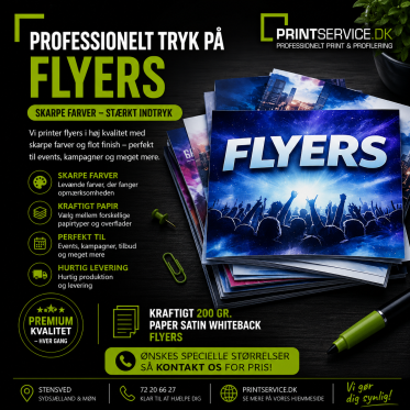 Flyers og pjecer