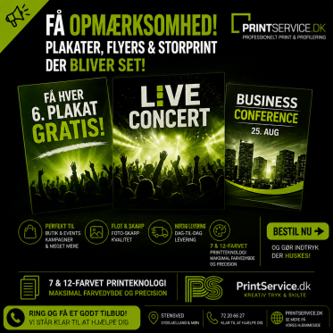 Plakater der skaber synlighed