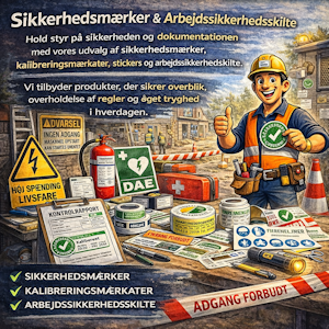 Sikkerheds m&aelig;rker