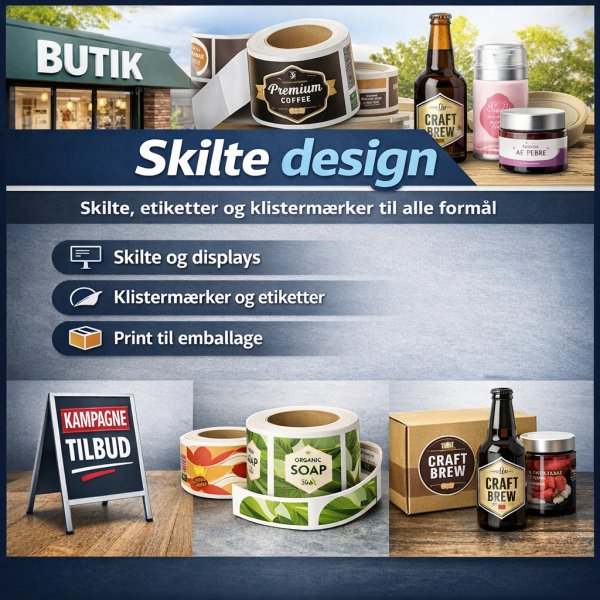 Skilte design