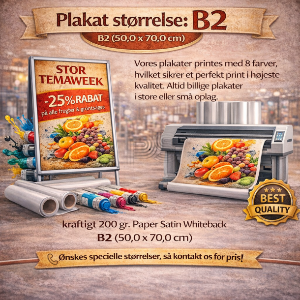 Plakatprint B2 (50,0 x 70,0 cm)