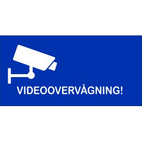 Video overv�gnings skilt
