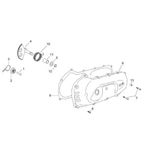 Aksel for kickstarter hjul