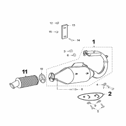 Varmeskjold til original Udstdning