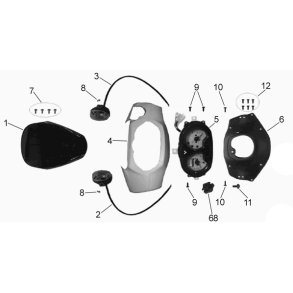 Glas ved Copit / styrskjold