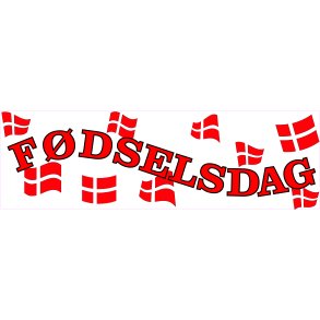 Fdselsdag banner