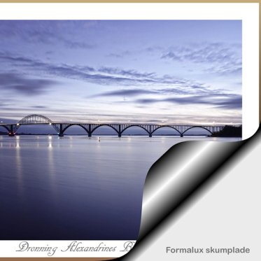 Print monteret på Formalux skumplade