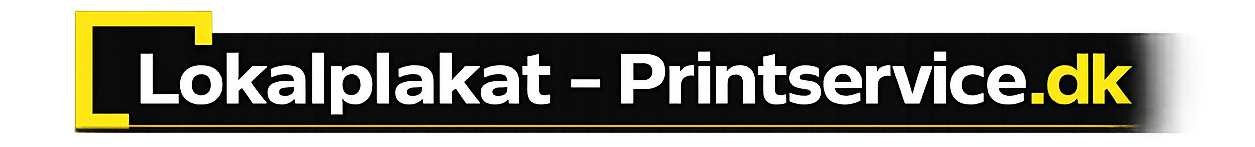 Lokalplakat - Grafik -Printservice - Websyd Erhverv