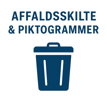 Affaldsskilte og Piktogrammer