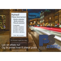Plakat til Gadeskilt