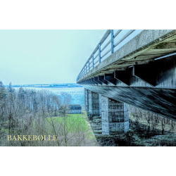 Ellehammer Huse - lige under Farbroen - Bakkeblle Plakat