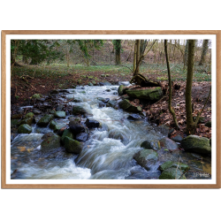 Vandfaldet ved Mallings Klft med Stille Vand