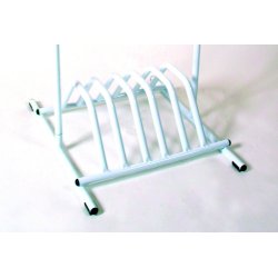 Bicycle Gotik Stand, hvid, gadeskilt med cykelparkering