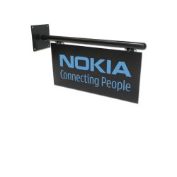 Galgeskilt Hang Sign Basic, sort udhngsskilt