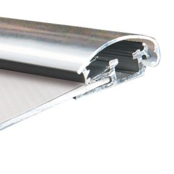 Alu snap frame 25 mm Krom