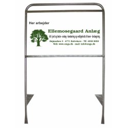 Hndvrkerskilt 65x101cm, slv