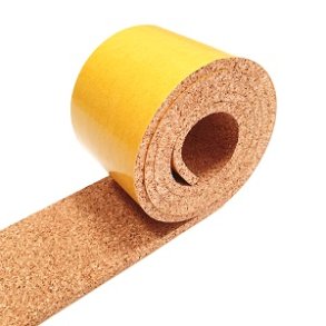 Selvklbende korkstrimmel 4mm x 50mm 