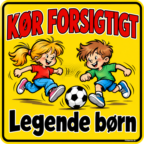 Legende B�rn - K�r forsigtigt