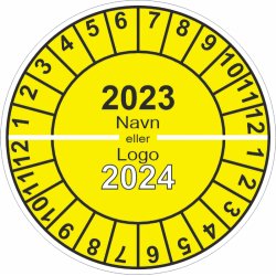 Kalibrerings hjul med mneds interval