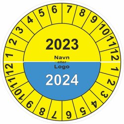 Kalibrerings hjul med mneds interval