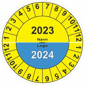 Kalibrerings hjul med mneds interval