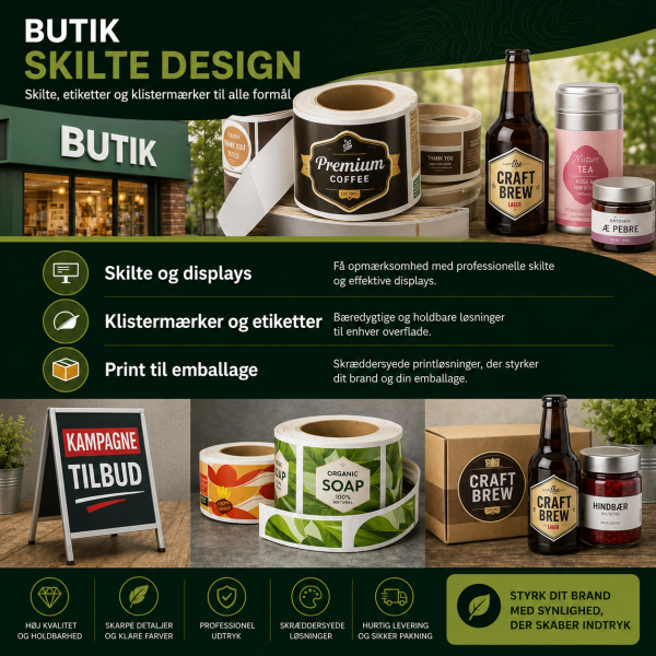 Skilte design