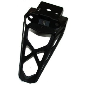 Bagskærm - nummerplade holder