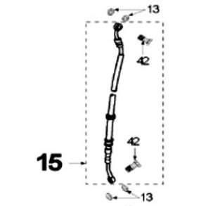Bremseslange for AJP
