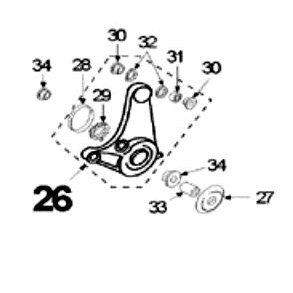 Gummistyr ved speedometer