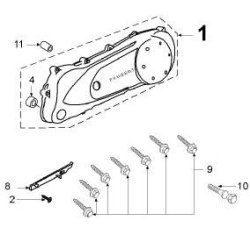 Bolt for kickstarterskjold
