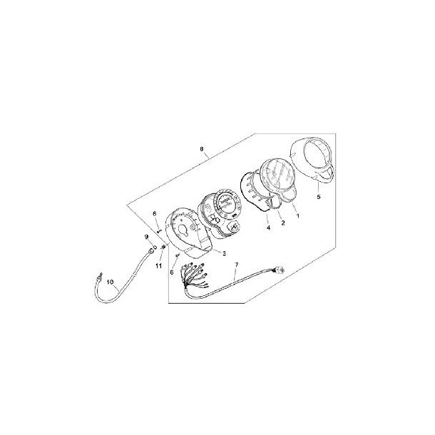 Speedometer komplet