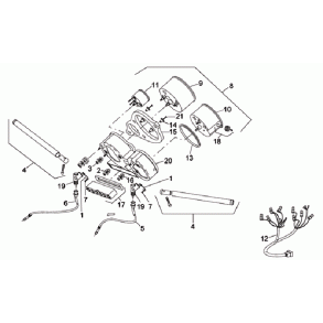 Omdrejningstller kabel
