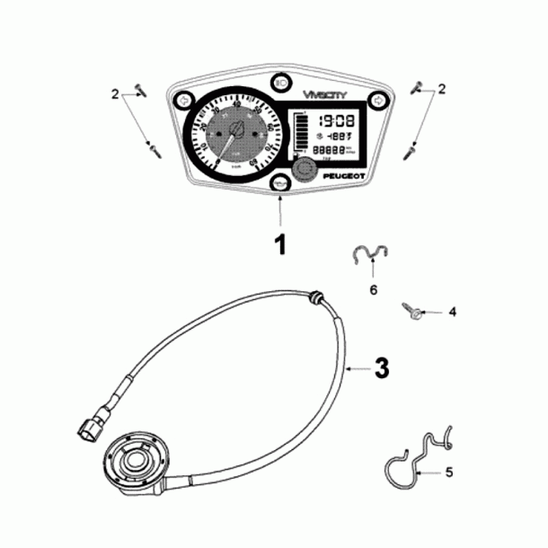 Speedometer "Udget"