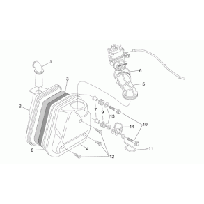 Luftfilter kasse udvendig del