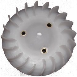 Bl&aelig;serhjul p&aring; svinghjul