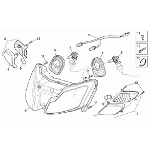 Blinklygte venstre for