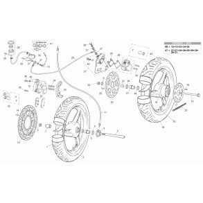 Beslag for bremsecaliper for