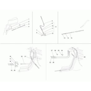 Oliepumpe kabel mellem fordeler og oliepumpe