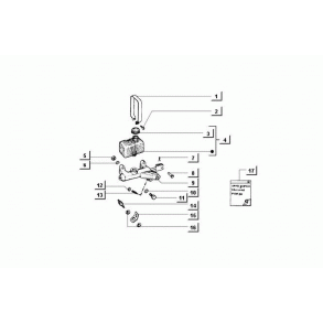 Bremsehoved cylinder