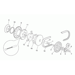 Variatorsk&aring;l komplet
