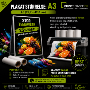 Plakatprint A3 (29,7 x 42,0 cm)