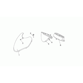 Speedometer hus nederste del