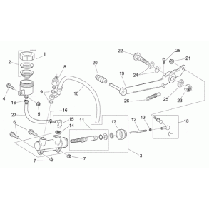 Stv manchet til bremsehoved cylinder