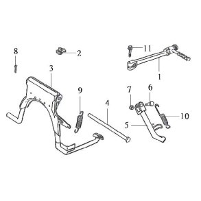 Sidestøttebens fjeder