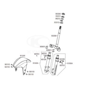 Forgaffel ben venstre